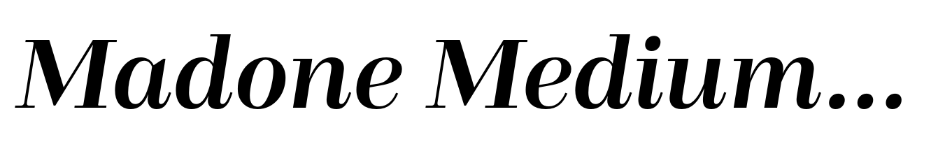 Madone Medium Italic